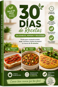 30 Días de Recetas Saludables | Plan de Comidas Rápidas para Bajar de Peso
