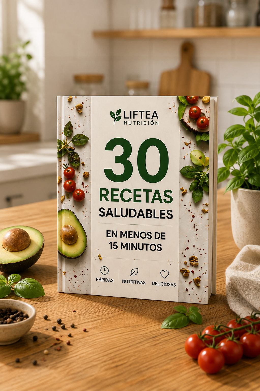 30 Recetas Saludables en 15 minutos